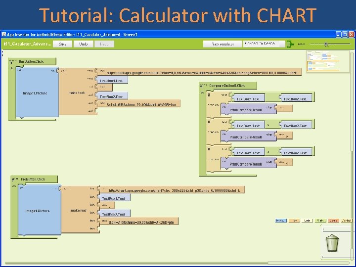 Tutorial: Calculator with CHART VP Lecture Note by Dr. Hanh Pham 18 
