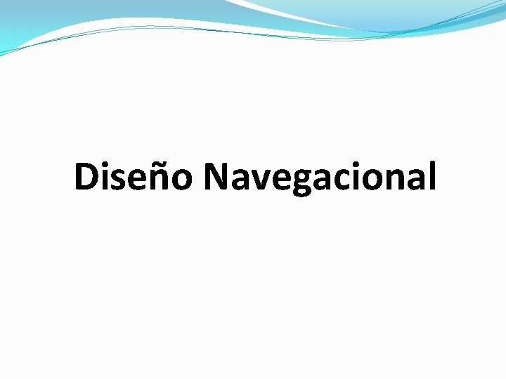 Diseño Navegacional 