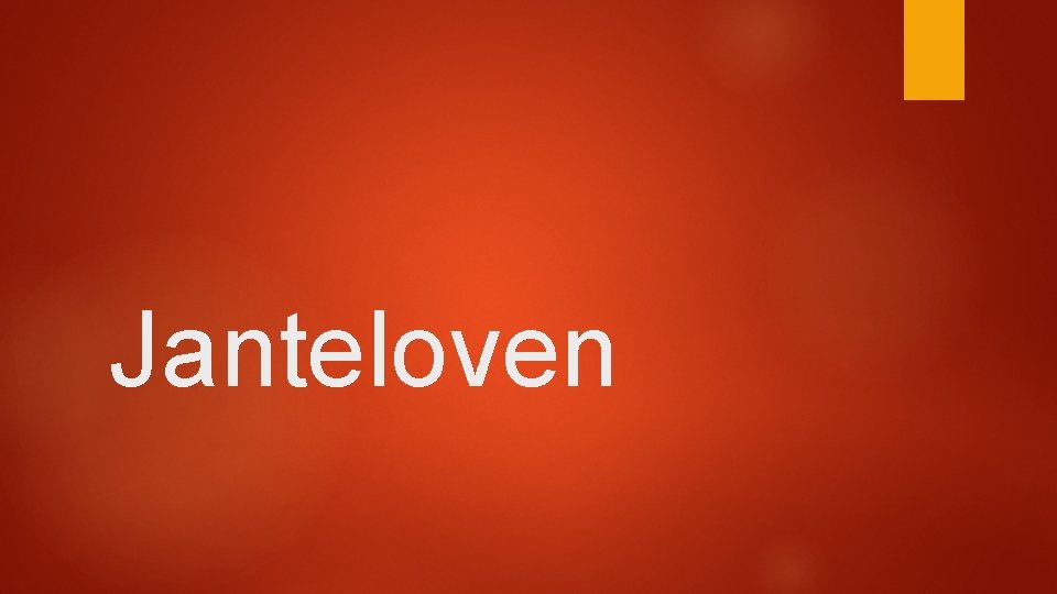 Janteloven 