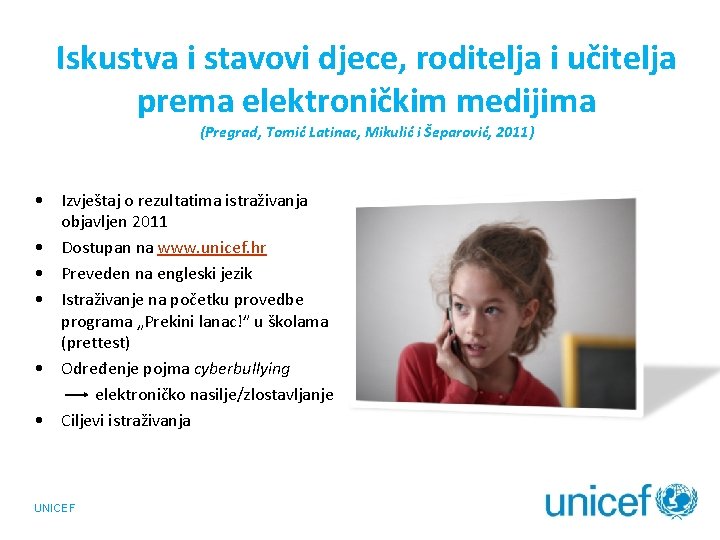 Iskustva i stavovi djece, roditelja i učitelja prema elektroničkim medijima (Pregrad, Tomić Latinac, Mikulić