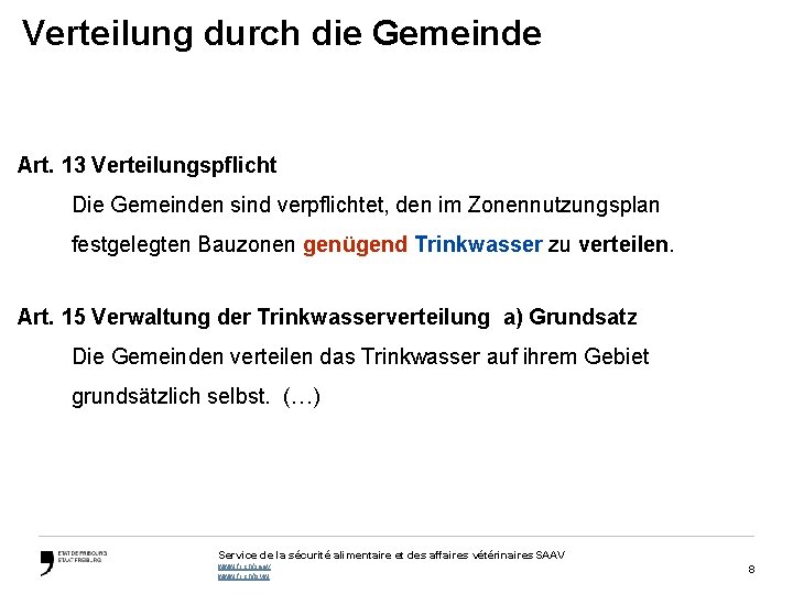 Verteilung durch die Gemeinde Art. 13 Verteilungspflicht Die Gemeinden sind verpflichtet, den im Zonennutzungsplan