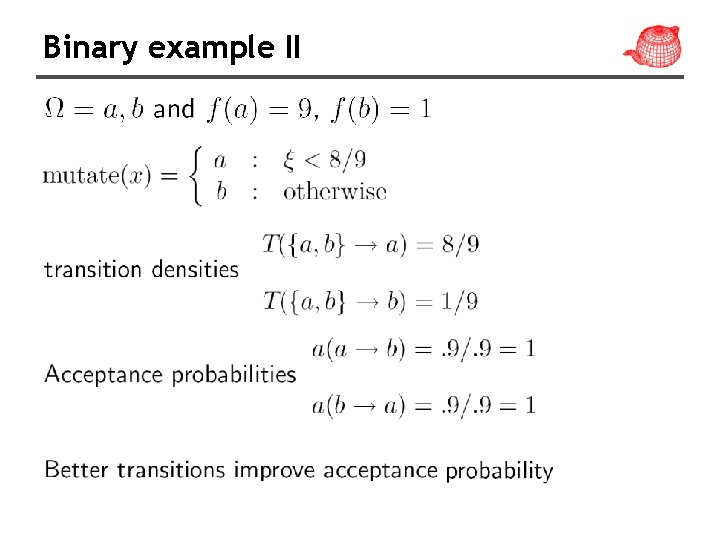 Binary example II 
