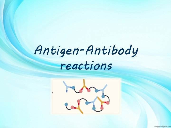 Antigen-Antibody reactions 