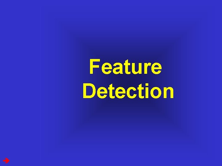 Computer Vision Feature Detection 