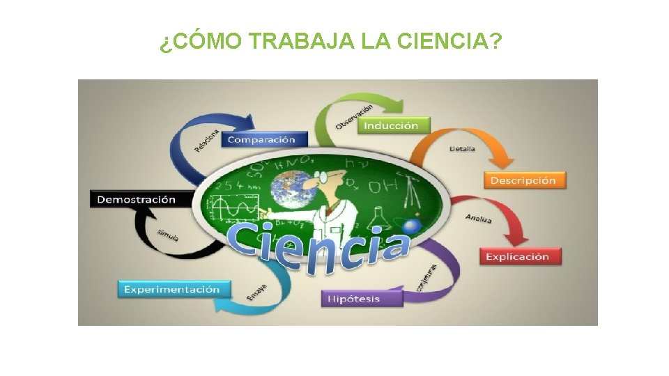 ¿CÓMO TRABAJA LA CIENCIA? 