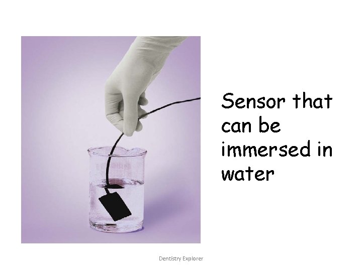 Sensor that can be immersed in water Dentistry Explorer 