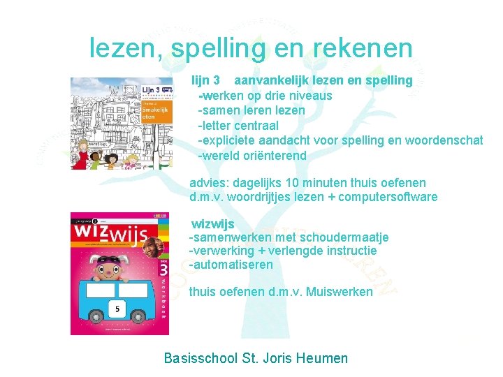 lezen, spelling en rekenen lijn 3 aanvankelijk lezen en spelling -werken op drie niveaus