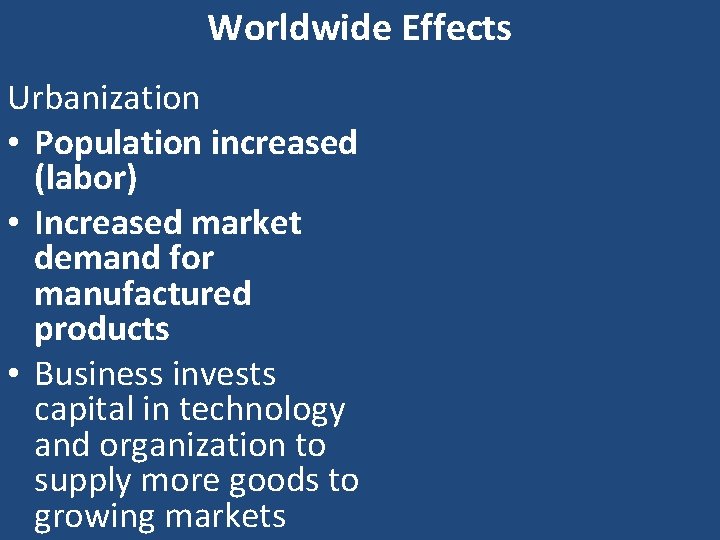 Modern World History Unit 8 Industrial Revolution Industrial