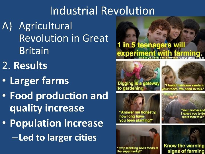 Modern World History Unit 8 Industrial Revolution Industrial