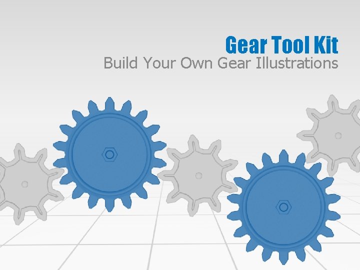 Gear Tool Kit Build Your Own Gear Illustrations 