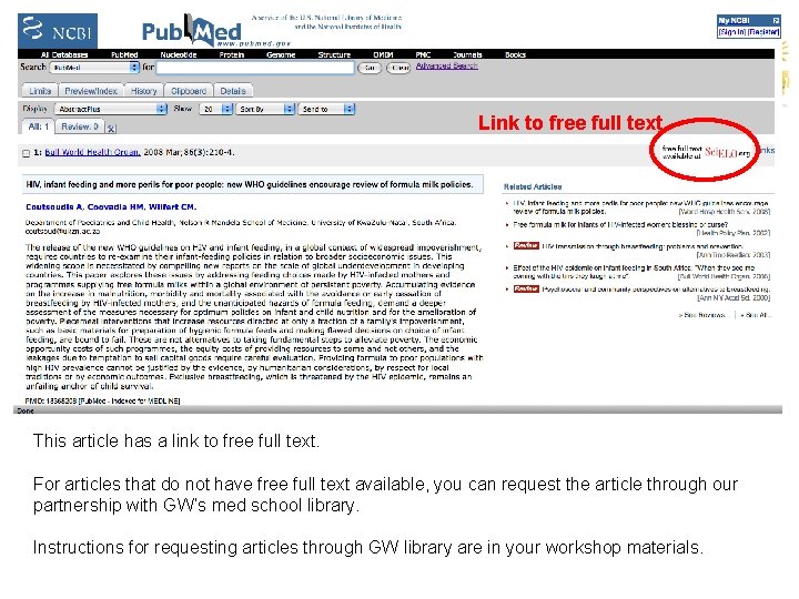 Link to free full text This article has a link to free full text.