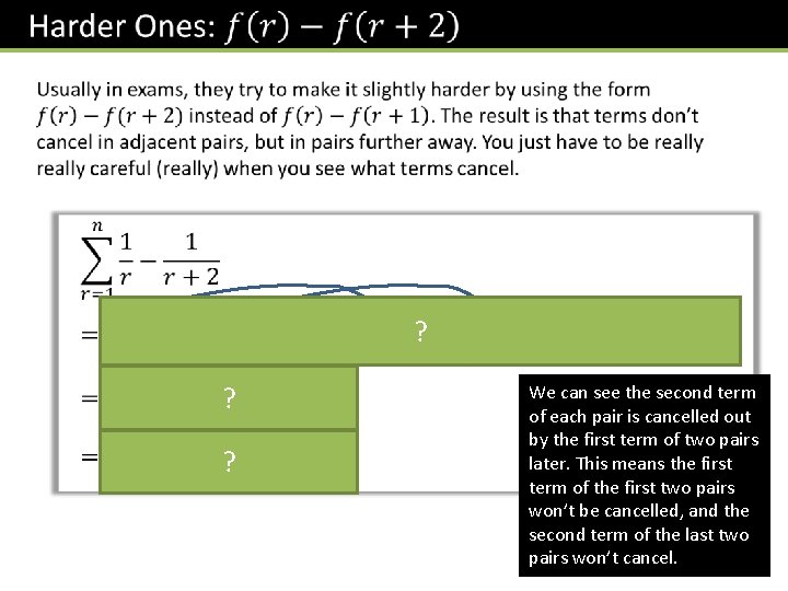  ? ? ? We can see the second term of each pair is