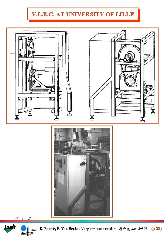 V. L. E. C. AT UNIVERSITY OF LILLE 3/11/2021 iaal D. Bounie, E. Van