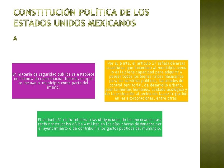 En materia de seguridad pública se establece un sistema de coordinación federal, en que