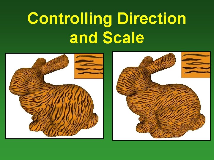 Controlling Direction and Scale 