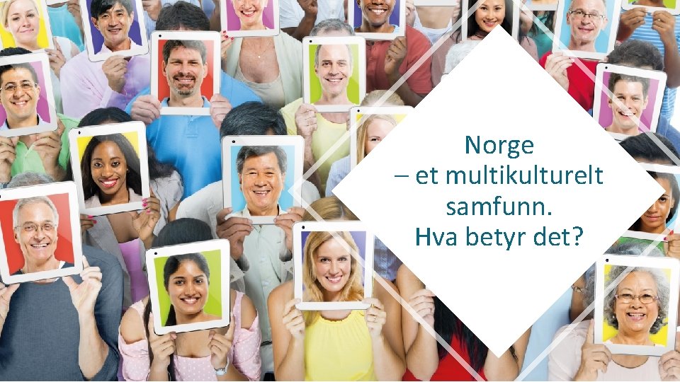 Norge – et multikulturelt samfunn. Hva betyr det? 