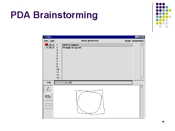 PDA Brainstorming 49 