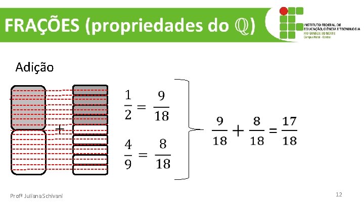  Adição Profª Juliana Schivani 12 