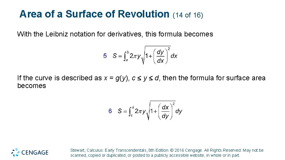 Area of a Surface of Revolution (14 of 16) With the Leibniz notation for