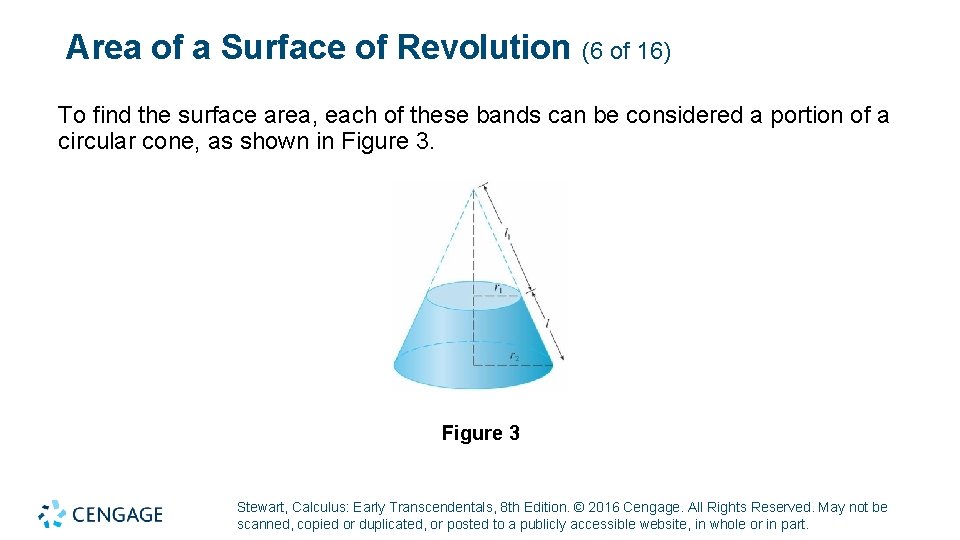 Area of a Surface of Revolution (6 of 16) To find the surface area,