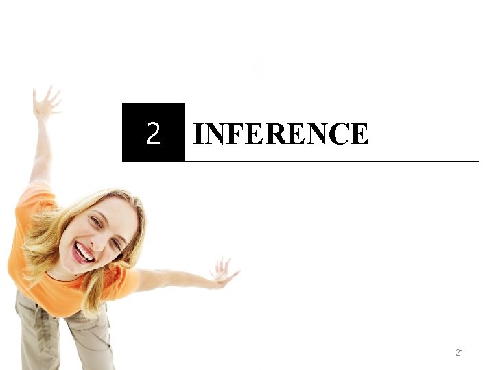 2 INFERENCE 21 2 INFERENCE 21