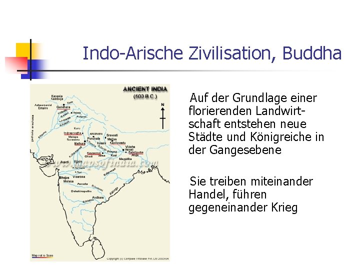 Indo-Arische Zivilisation, Buddha Auf der Grundlage einer florierenden Landwirtschaft entstehen neue Städte und Königreiche