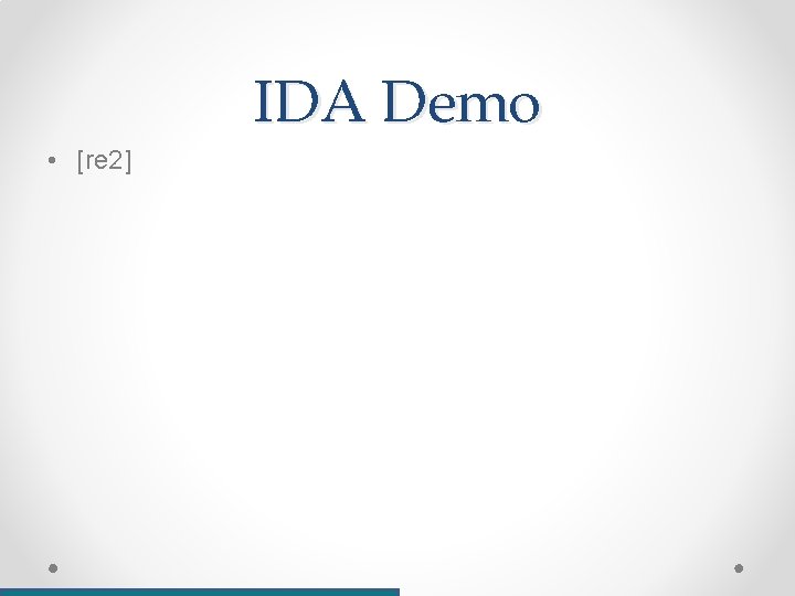 IDA Demo • [re 2] 