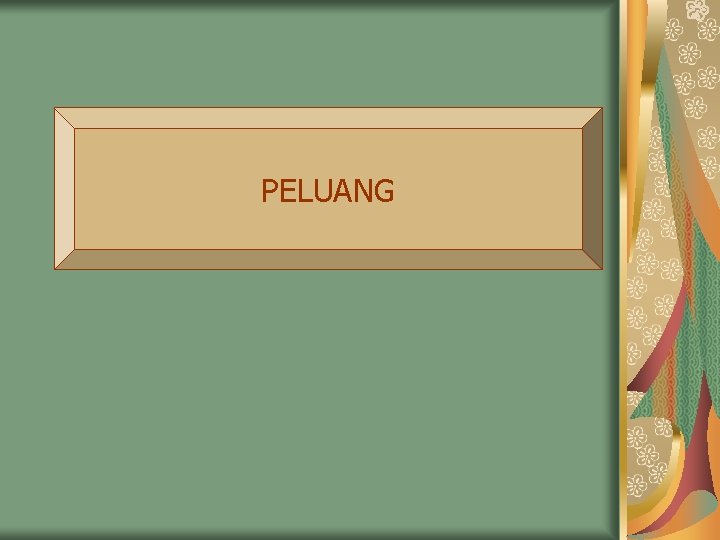 PELUANG 