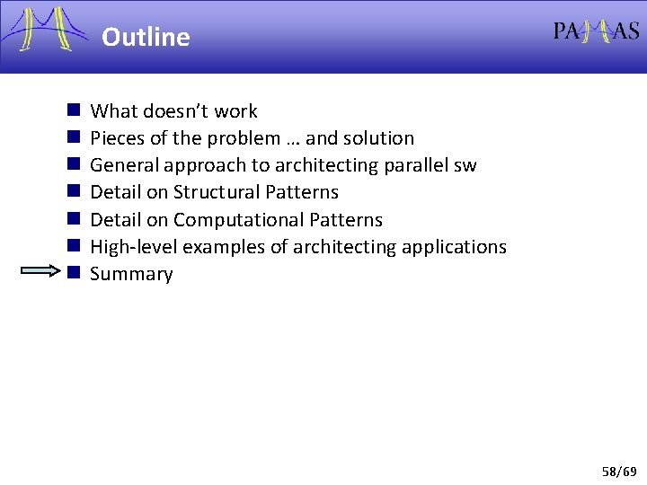 Outline n n n n What doesn’t work Pieces of the problem … and