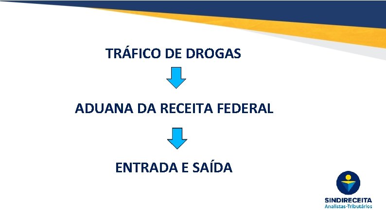 TRÁFICO DE DROGAS ADUANA DA RECEITA FEDERAL ENTRADA E SAÍDA 