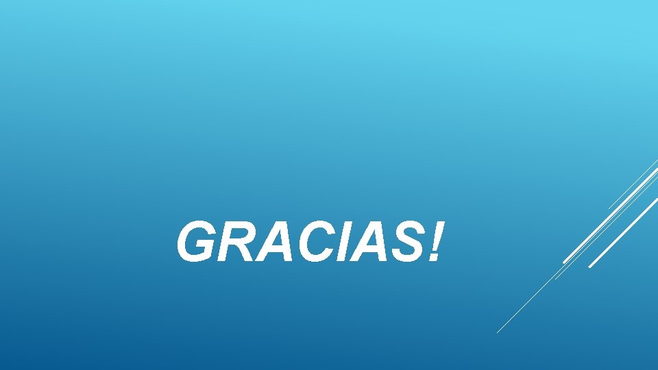 GRACIAS! 