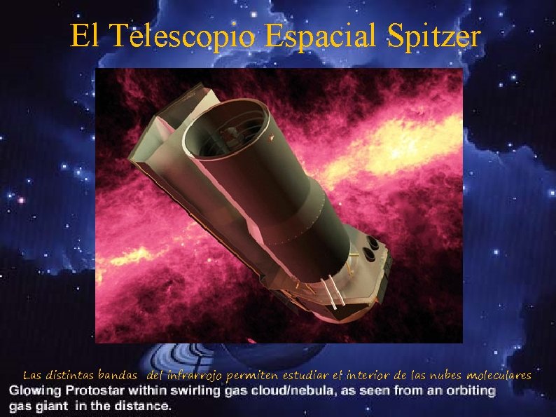 El Telescopio Espacial Spitzer Las distintas bandas del infrarrojo permiten estudiar el interior de El Telescopio Espacial Spitzer Las distintas bandas del infrarrojo permiten estudiar el interior de