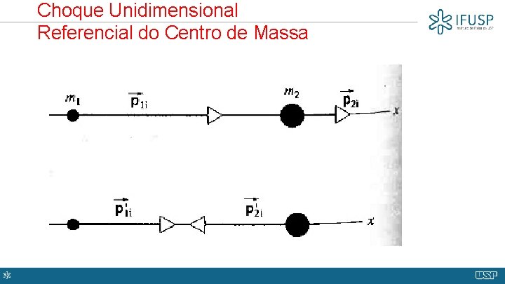 Choque Unidimensional Referencial do Centro de Massa 