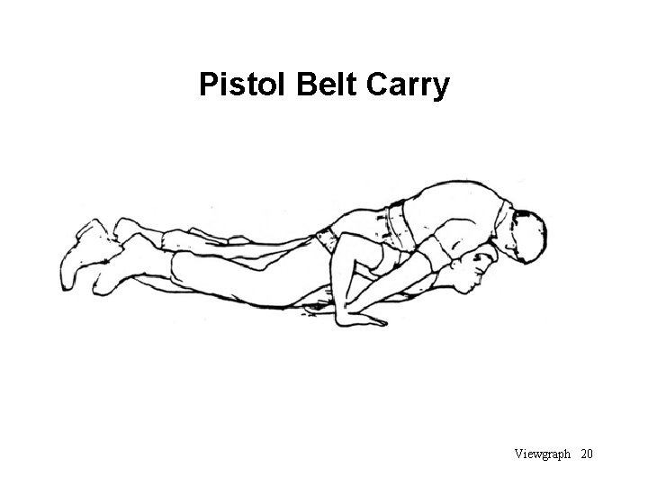 Pistol Belt Carry Viewgraph 20 