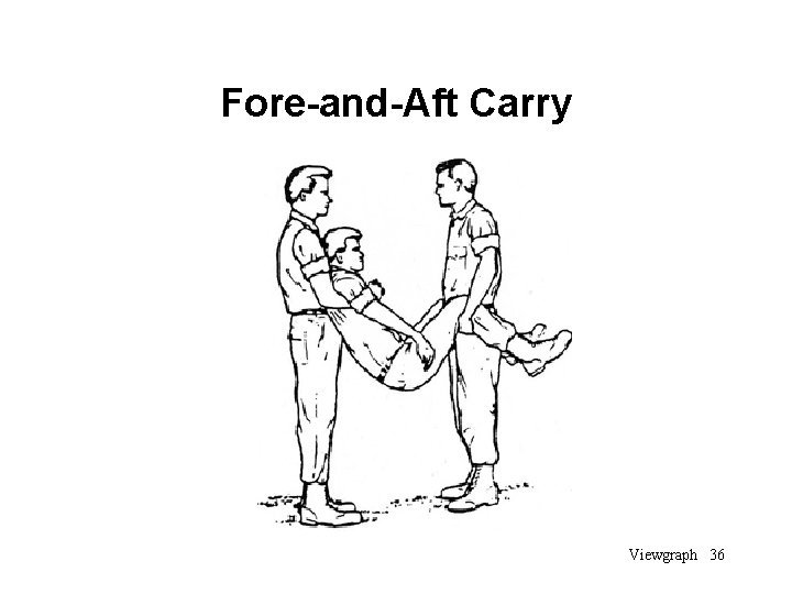 Fore-and-Aft Carry Viewgraph 36 