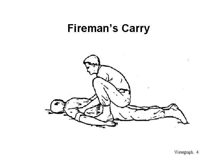 Fireman’s Carry Viewgraph 4 