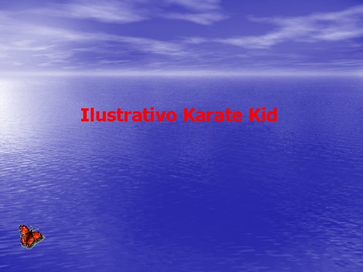 Ilustrativo Karate Kid 