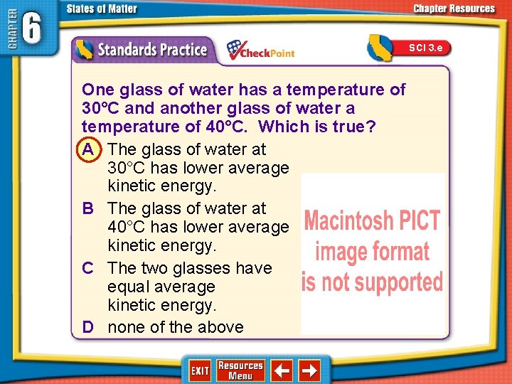 SCI 3. e 1. 2. 3. 4. A B C D One glass of