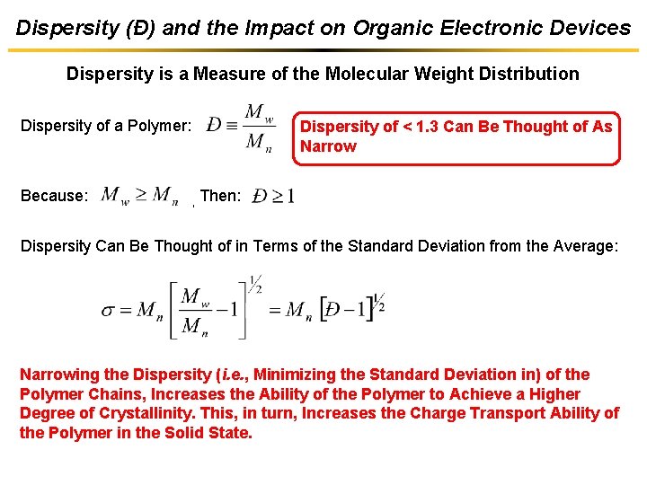 Nano Hub U Organic Electronic Devices Lecture 1