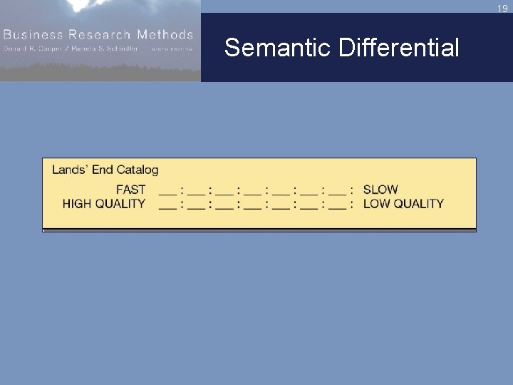 19 Semantic Differential 