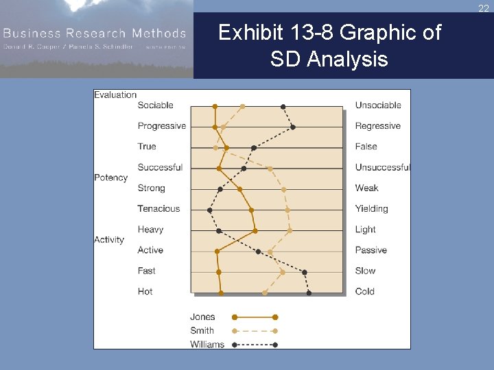 22 Exhibit 13 -8 Graphic of SD Analysis 