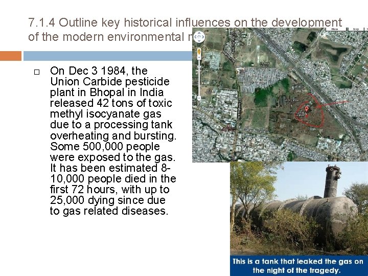 7. 1. 4 Outline key historical influences on the development of the modern environmental