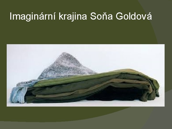 Imaginární krajina Soňa Goldová 