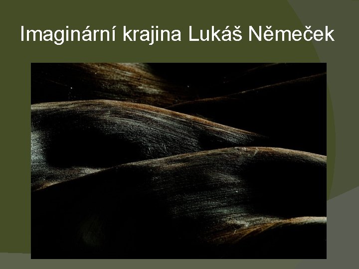 Imaginární krajina Lukáš Němeček 