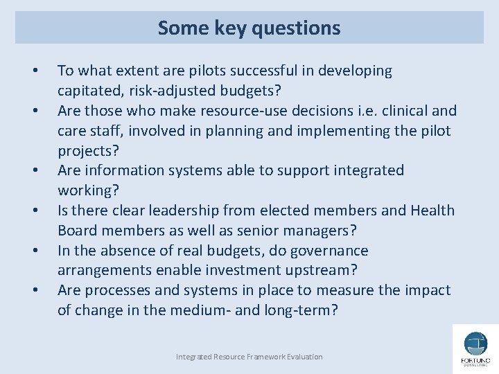 Some key questions • • • To what extent are pilots successful in developing