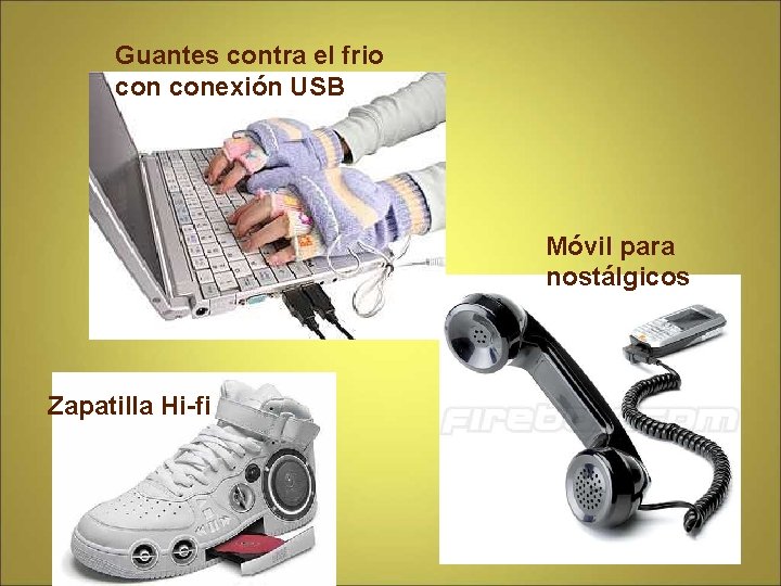 Guantes contra el frio conexión USB Móvil para nostálgicos Zapatilla Hi-fi 
