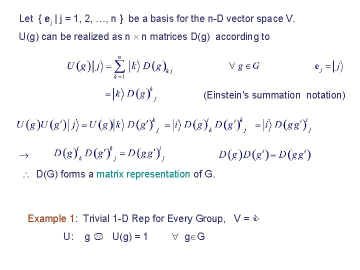 3 Group Representations 3 1 3 2 3