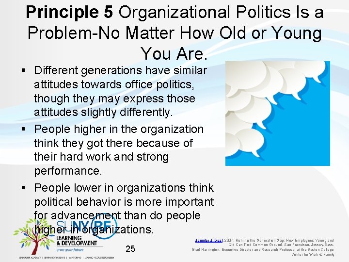 Principle 5 Organizational Politics Is a Problem-No Matter How Old or Young You Are.