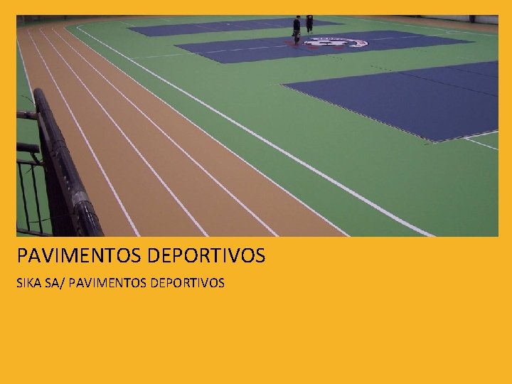 PAVIMENTOS DEPORTIVOS SIKA SA/ PAVIMENTOS DEPORTIVOS 