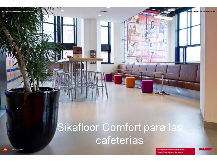 Sikafloor Comfort para las cafeterías 